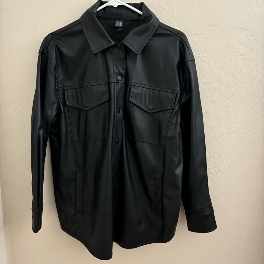 Wild Fable Black Faux Leather Jacket